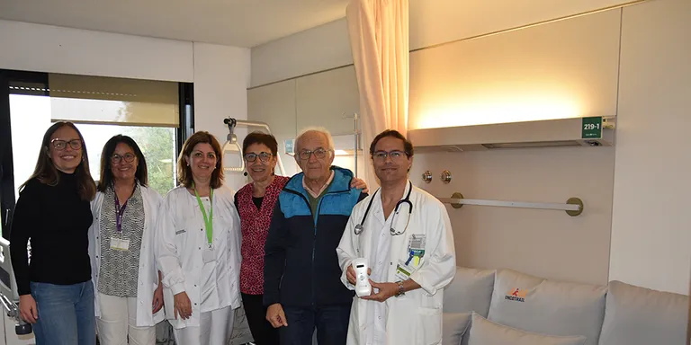 L'Hospital de Blanes té nou equipament per al confort dels pacients oncològics gràcies a Oncolliga Girona i Oncotrail