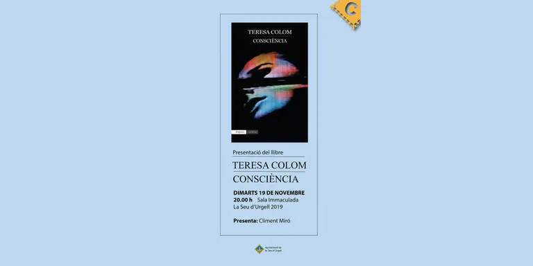 Teresa Colom presenta a la Seu d’Urgell la seva primera novel·la, ‘Consciència’