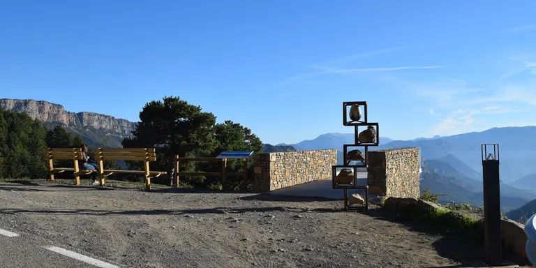 Completada la instal·lació del balcó de cel del Coll de Bóixols