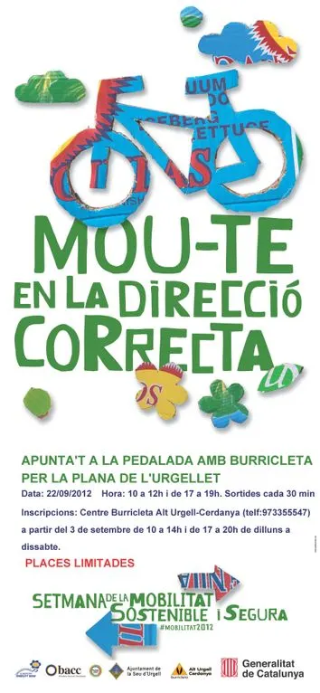 La Seu organitza pedalades amb burricleta per celebrar la Setmana de la Mobilitat Sostenible