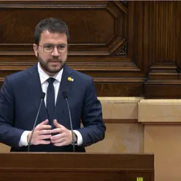 Discurs de Pere Aragonès, després de ser investit 132è President de la Generalitat - episode art