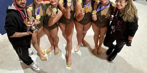 Emma Saiz es proclama campiona en el Campionat de Catalunya Copa Base Conjunts de Gimnàstica Rítmica