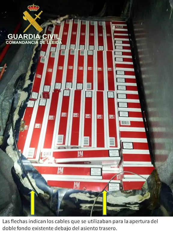 Nou decomís de tabac a la duana de la Farga de Moles