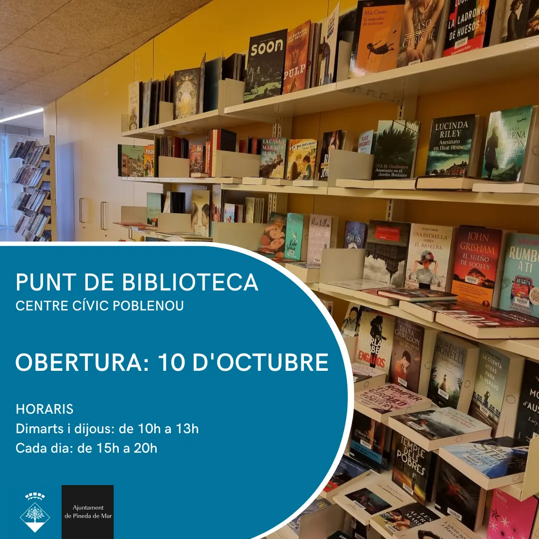 El Centre Cívic Poblenou té des d'avui servei de biblioteca
