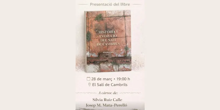 L’Ajuntament d’Odèn presenta aquest dissabte un llibre sobre la història i l’evolució del salí de Cambrils