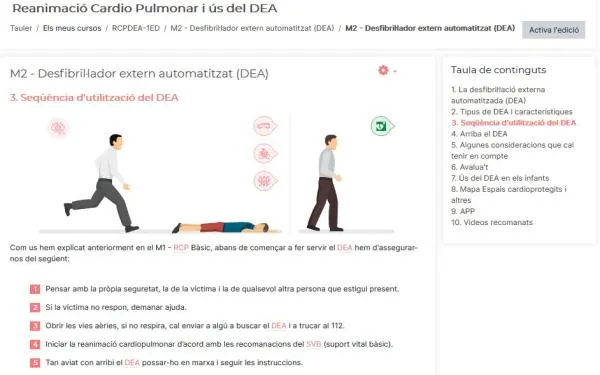 Més de 400 persones reben formació per atendre un possible cas d'aturada cardíaca