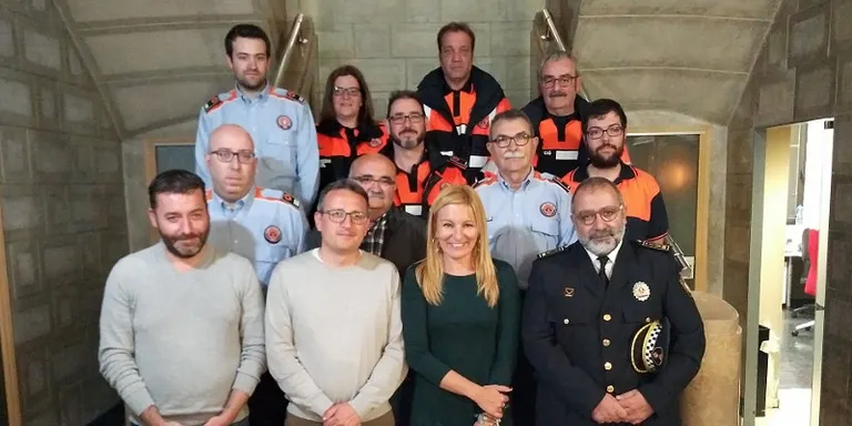 Reconeixement institucional als voluntaris de Protecció Civil