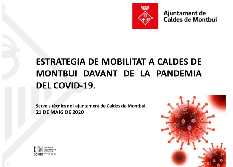 L'Ajuntament presenta un nou Pla de Mobilitat de cara a la Fase 1