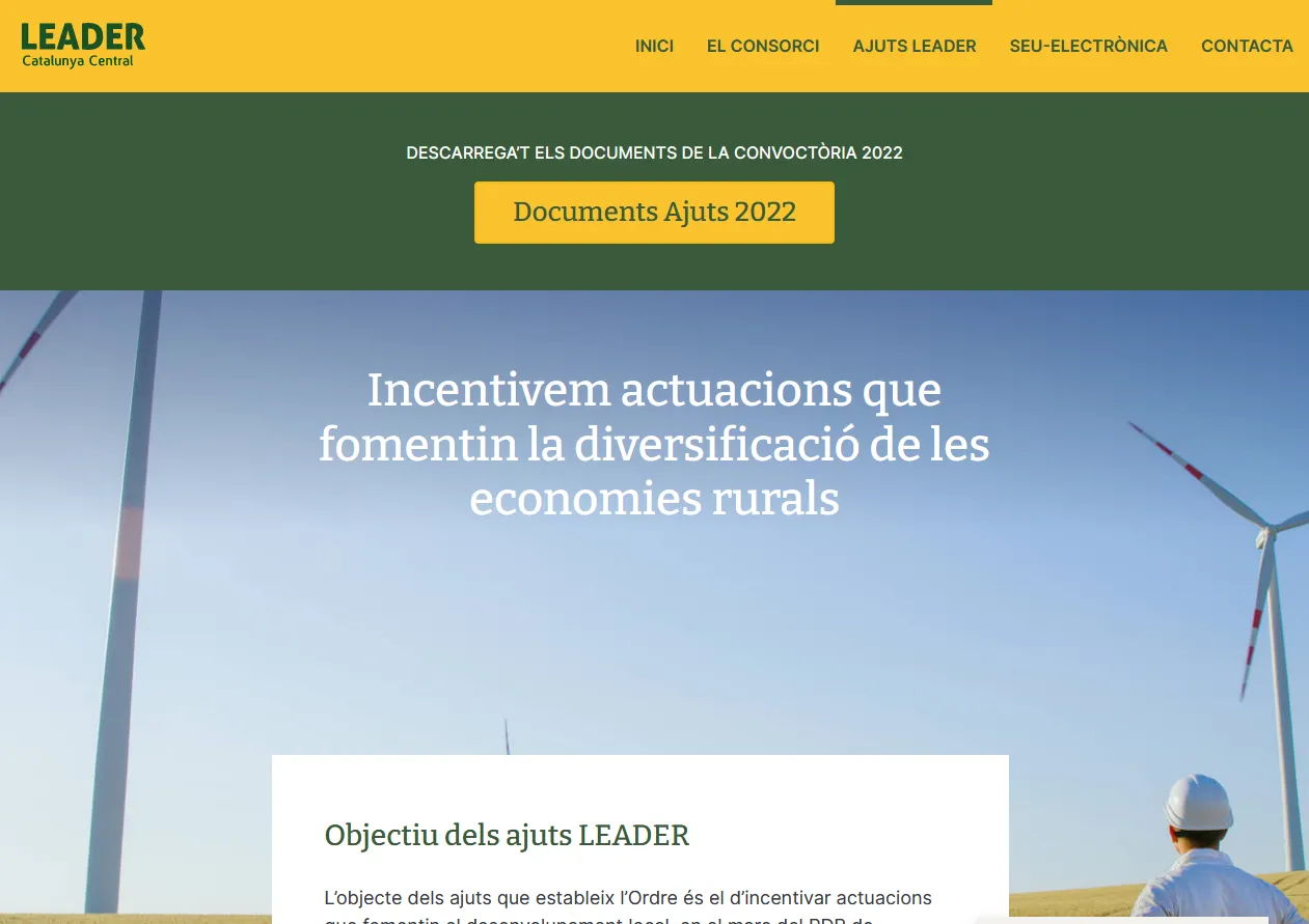 Últims dies per presentar sol·licituds a la convocatòria d'ajuts Leader d'aquest any