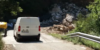 Iniciades les obres per reobrir la carretera de Torà de Tost