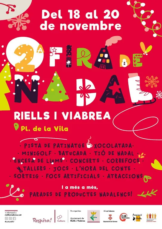 Riells i Viabrea celebrarà la 2ª Fira de Nadal