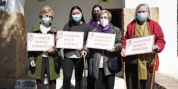 Pepita Farreras, Neus Català, Paquita Sendra i Maria Porter donaran nom a dos carrers i dos passatges d’Altafulla