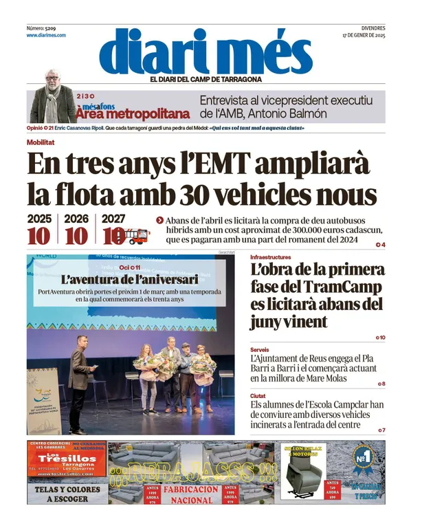 Cop d'ull als diaris d'aquest divendres 17 de gener