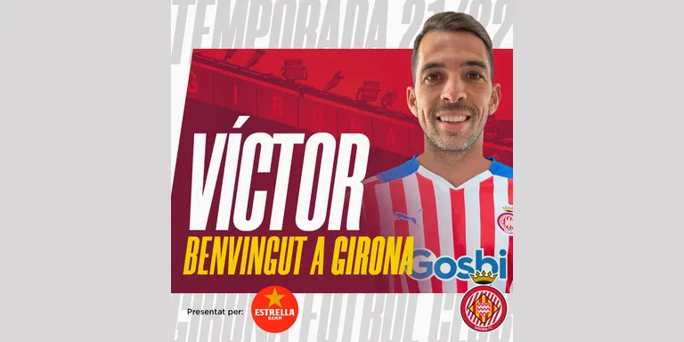 OFICIAL: El Girona FC fitxa Víctor Sánchez