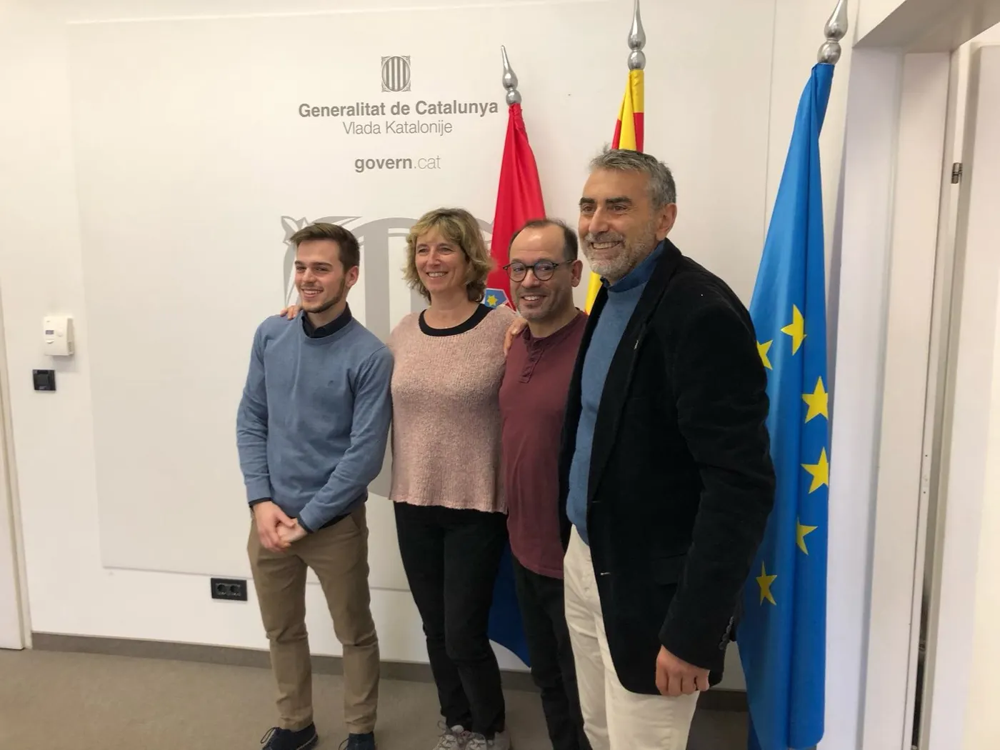 La Delegació de la Generalitat de Catalunya a Zagreb felicita el grup «Flaustaff» pels dos concerts a Croàcia