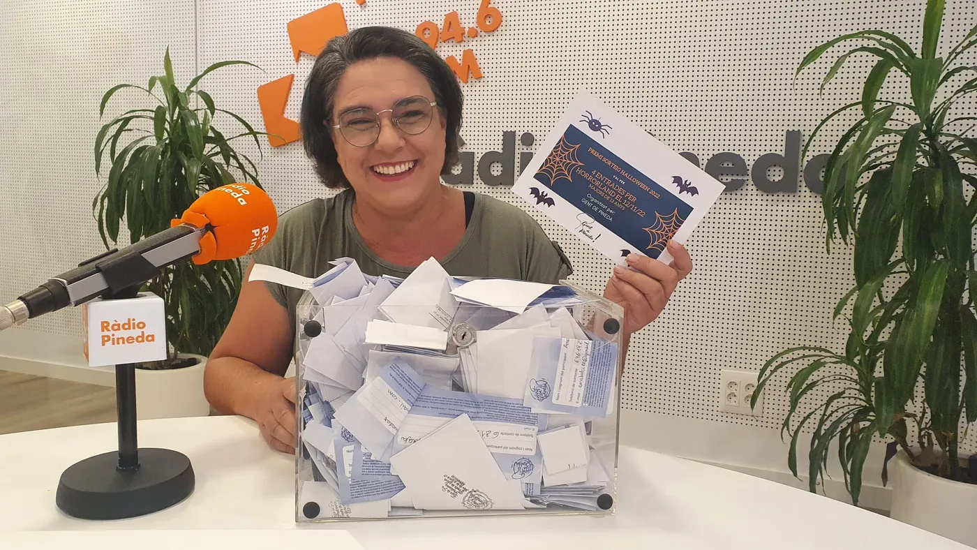Mª Carmen Melendo Hombrado guanyadora de les entrades per anar a Horrorland