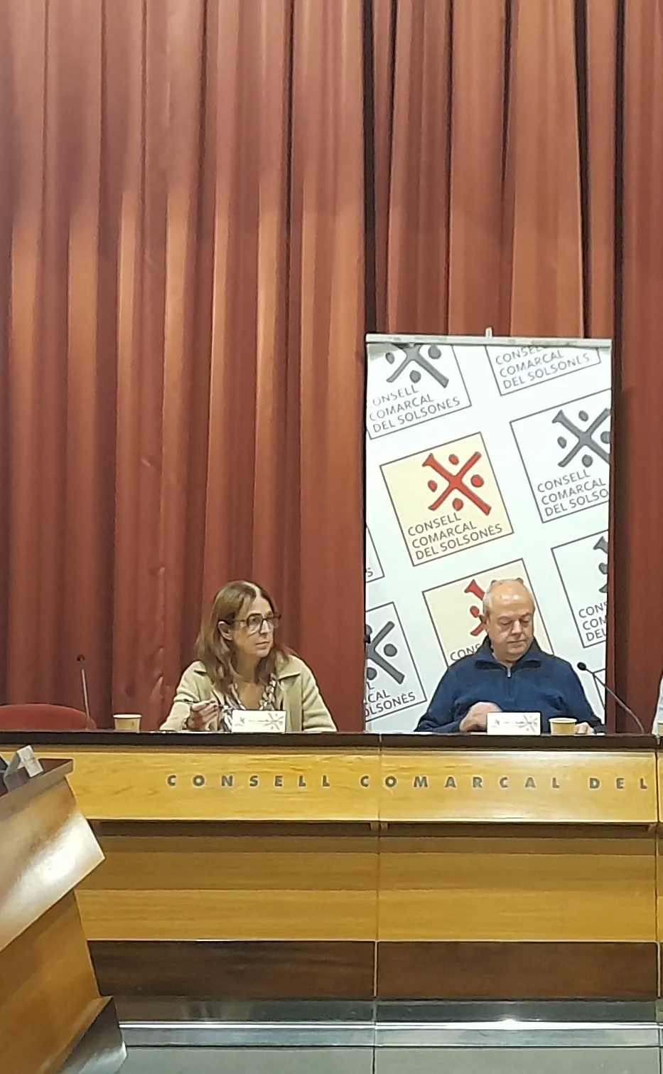 Claustre Sunyer rellevarà Benjamí Puig a la presidència del Consell Comarcal aquest dijous