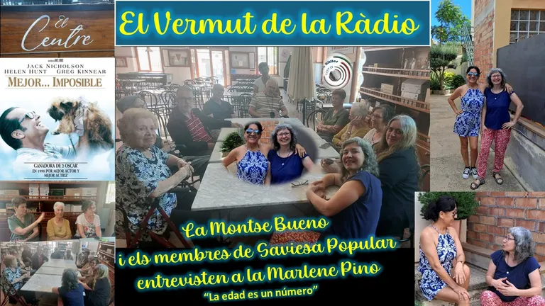Cuarto “Vermut de la radio” de nuestros amigos de SAVIESA POPULAR entrevistando a Marlene Pino.