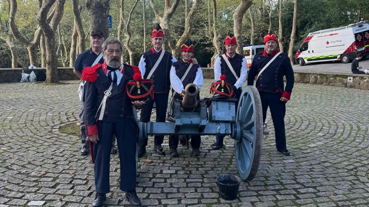 SAN MARCIAL SE MANIFIESTA CON LAS SALVAS, FERNANDO VII Y EL PULSO ANTIGUO DE IRUN