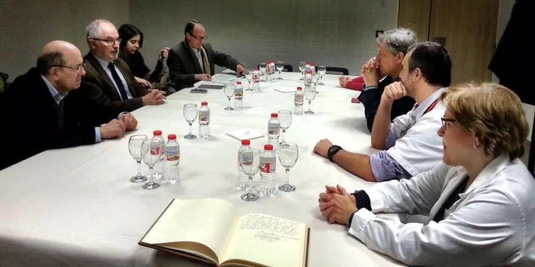 Visita del Síndic de Greuges de Catalunya a l'Hospital de la Seu