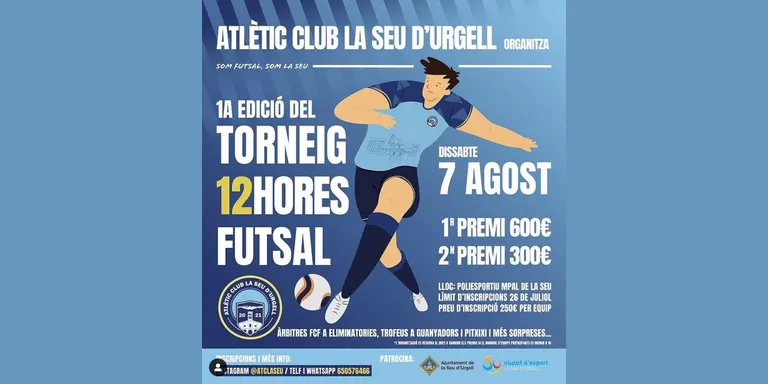 Primera edició del Torneig 12 Hores Futsal de l'Atlètic Club La Seu