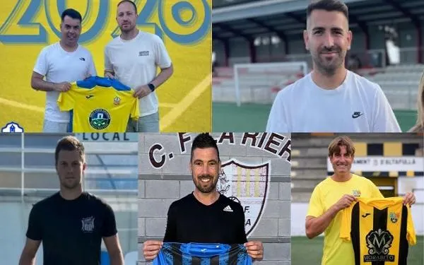 Foto: CE El Catllar, Atlètic Roda de Berà, UD Torredembarra, CF La Riera i CE Altafulla