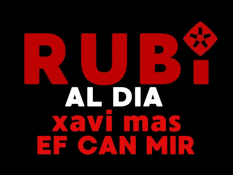 RUBÍ AL DIA dijous 20 DESEMBRE 2018