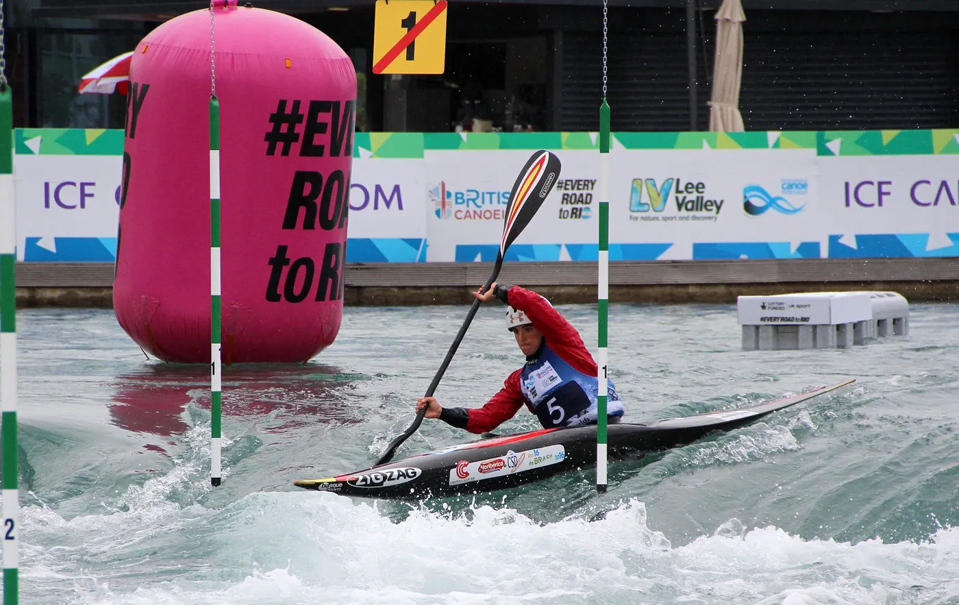 Maialen Chourraut, al canal de Lee Valley (RFEP)