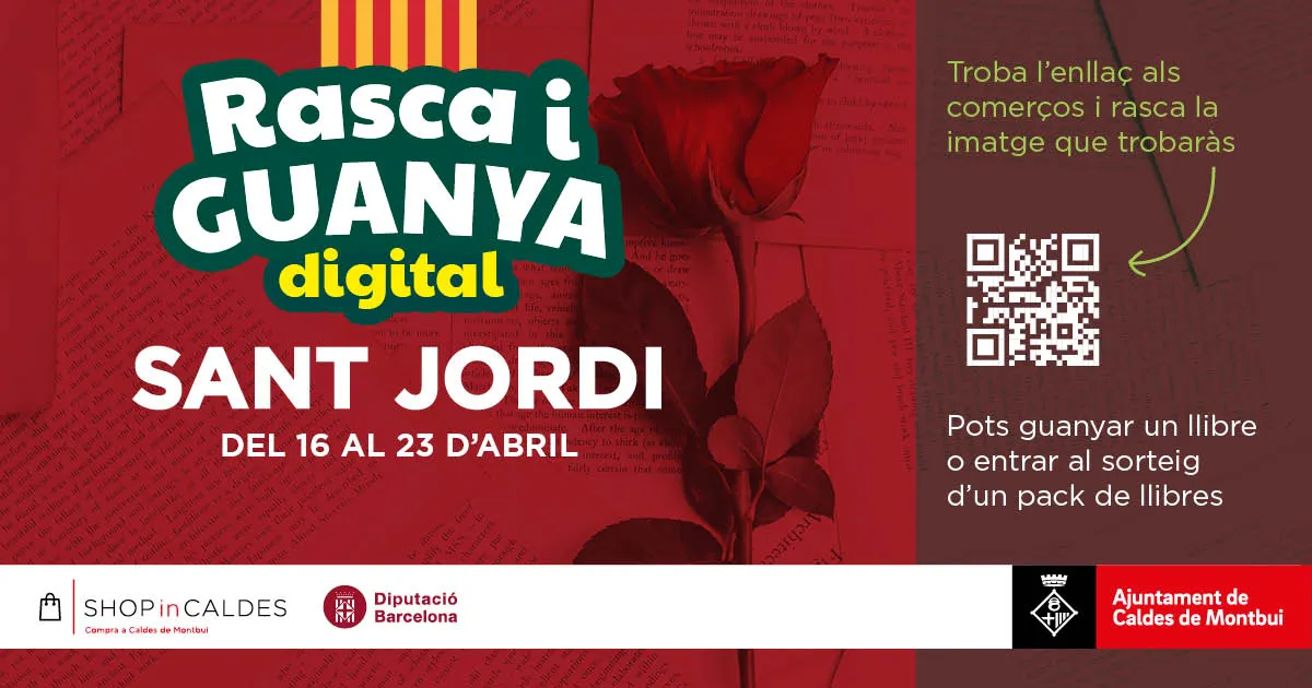 Shop in Caldes impulsa una campanya “Rasca i guanya” per Sant Jordi