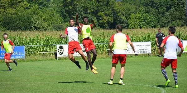 El Nàstic arriba a l’equador del primer stage de pretemporada que està fent a Olot