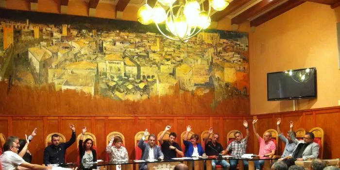 Primer ple de l'any a l'Ajuntament d'Arenys de Mar