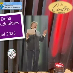 Parlament de la nostra regidora Tonita Amat al inici del “Sopar de la Dona” del divendres 10 de mars - episode art