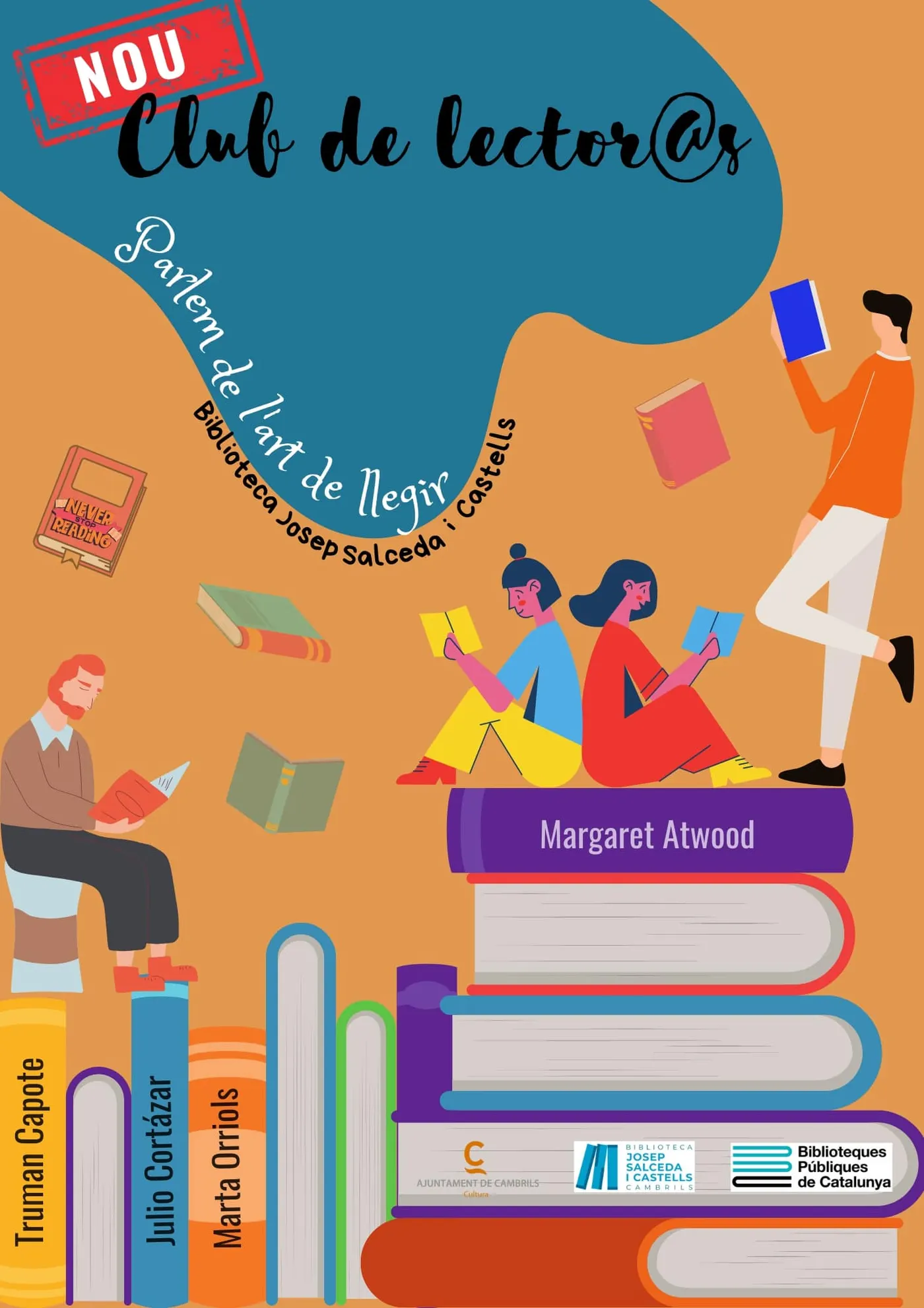 La Biblioteca de Cambrils posa en marxa un nou Club de Lector@s per parlar del plaer de llegir