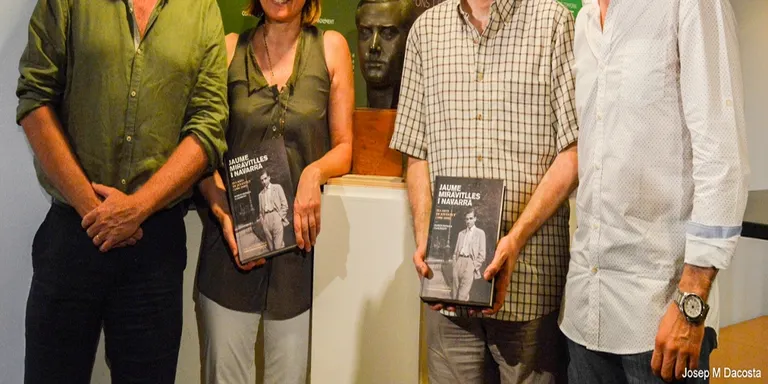 Ramon Batalla presenta un nou llibre sobre la vida de Jaume Miravitlles