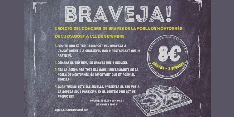 La Pobla de Montornès inaugura la primera edició del concurs de patates braves de la vila, el ‘Braveja’