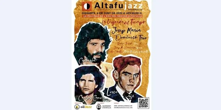 Les veus de Garcia Lorca, Carlos Cano i Camarón de la Isla s'alien aquest dissabte en una nova proposta de l'Altafujazz