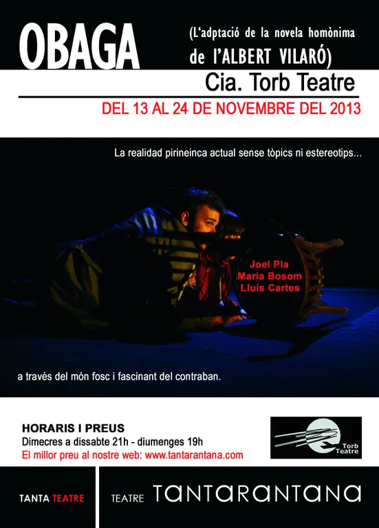 'Obaga', de Torb Teatre, al Teatre Tantarantana de Barcelona