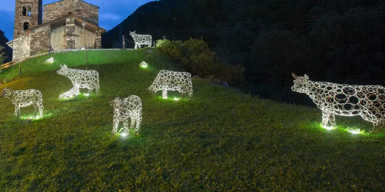 L'artista andorrà Toni Cruz cedirà a la Seu escultures vinculades al món del formatge
