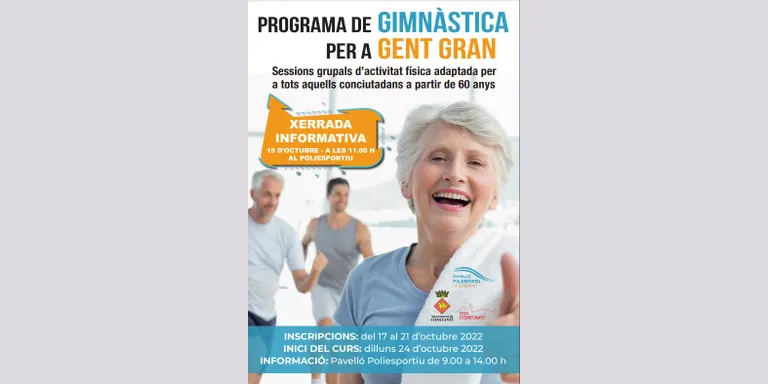 L’Ajuntament de Constantí tornarà a impulsar l’activitat física per a gent gran