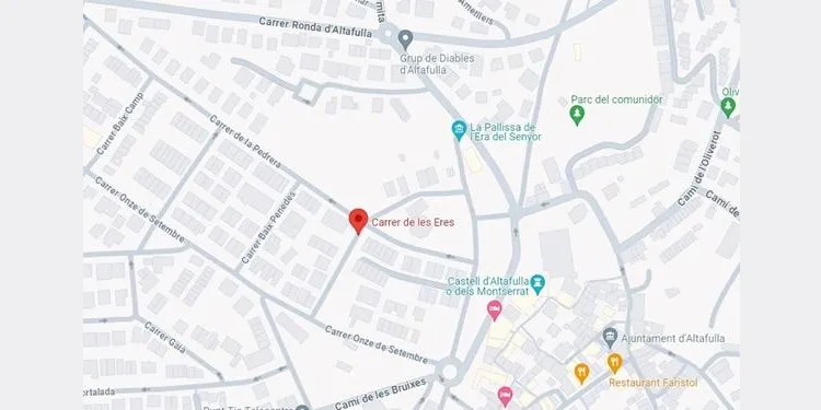 El carrer de les Eres d’Altafulla estarà tallat al trànsit a partir del dilluns per obres al clavegueram