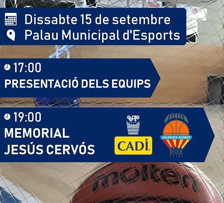 Presentació oficial al Palau d'Esports dels equips del Sedis Bàsquet