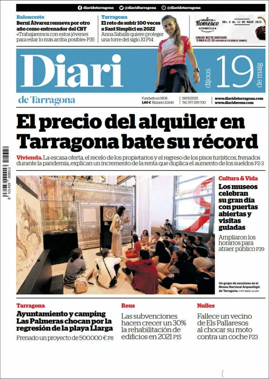 T'expliquem les portades dels diaris del territori d'aquest 19 de maig