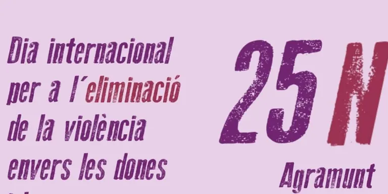 Agramunt se suma al Dia Internacional per l'eliminació de la violència vers les dones i nenes