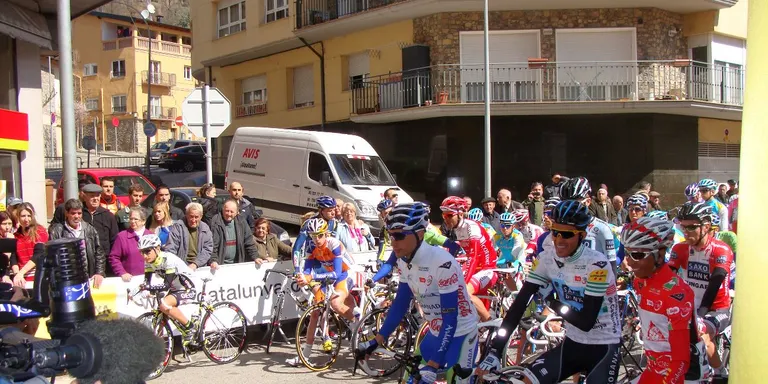La Seu viu la sortida de la quarta etapa de la Volta a Catalunya