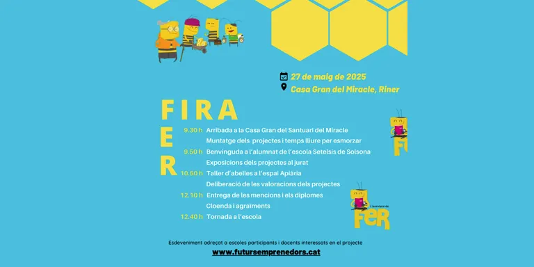 Més d'una quarantena d'alumnes de 5è de Setelsis participaran demà al Miracle a la Fira Futurs Emprenedors Rurals