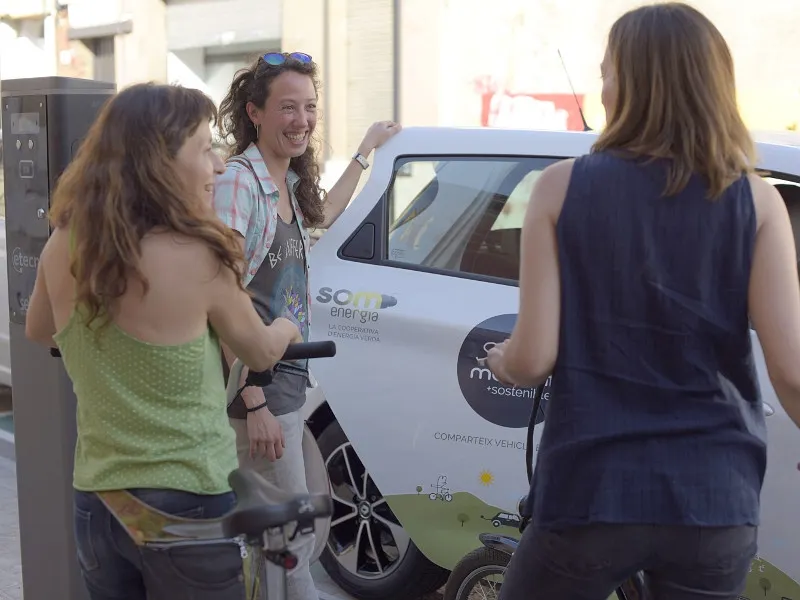 Sòcies de la cooperativa Som Mobilitat / foto: Som Mobilitat