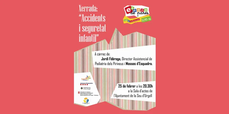 Xerrada de l'Escola de Pares sobre accidents i seguretat infantil