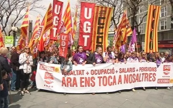 Les pensions i la igualtat salarial, principals reivindicacions de l’1 de maig a la manifestació de Tarragona