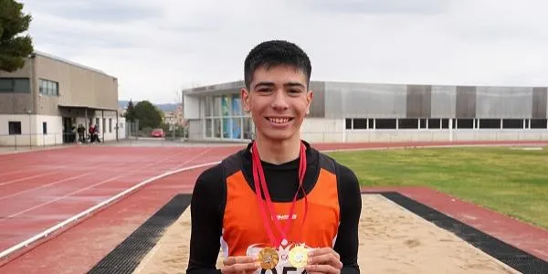 El catllarenc Raúl Paredes es proclama doble campió nacional d’atletisme adaptat a Igualada
