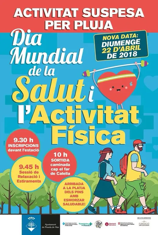 Aquest diumenge es fa la Caminada Popular pel Dia Mundial de la Salut Física